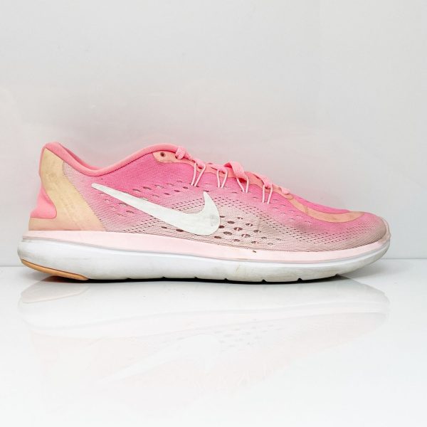 Nike Womens Flex 2017 Run 898476-601 Pink Running Shoes Sneakers Size 8.5 Fashion