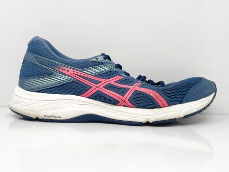 Asics Womens Gel Contend 6 1012A570 Blue Running Shoes Sneakers Size 10 Online Sale