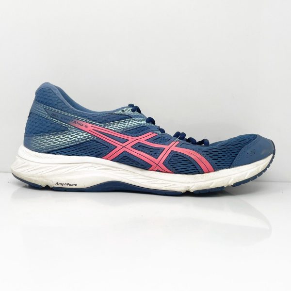 Asics Womens Gel Contend 6 1012A570 Blue Running Shoes Sneakers Size 10 Online Sale