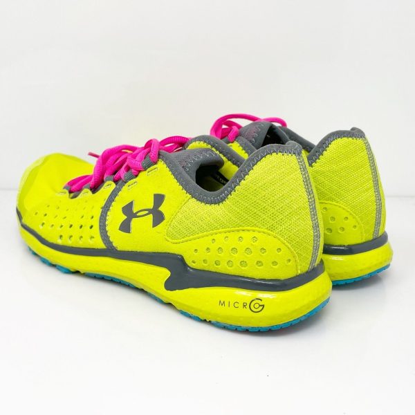 Under Armour Womens Micro G Mantis 12036757 Yellow Running Shoes Sneakers Sz 8.5 For Cheap