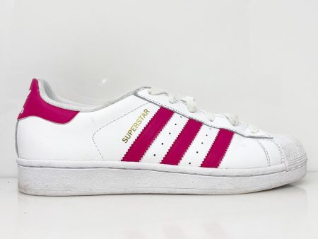 Adidas Boys Superstar B23644 White Casual Shoes Sneakers Size 7 Cheap