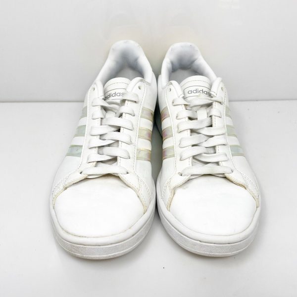 Adidas Womens Grand Court EE9689 White Casual Shoes Sneakers Size 6.5 Online Hot Sale