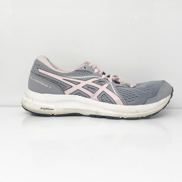 Asics Womens Gel Contend 7 1012A911 Gray Running Shoes Sneakers Size 7 on Sale