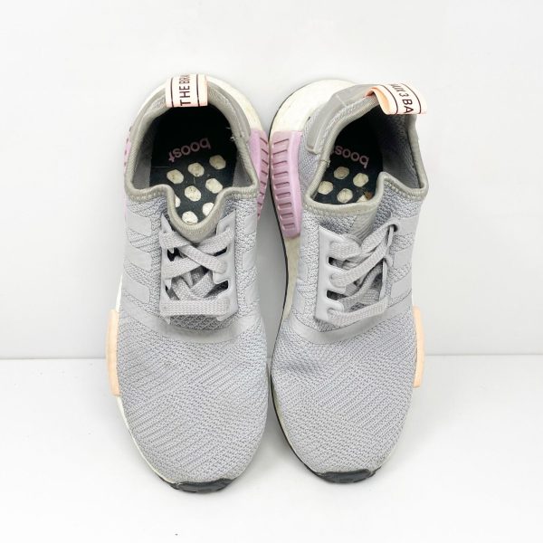 Adidas Womens NMD R1 B37647 Gray Running Shoes Sneakers Size 6.5 Online Hot Sale