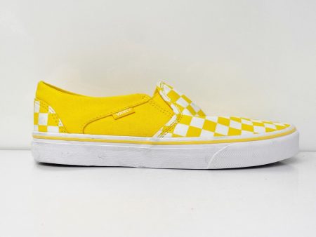 Vans Womens Off The Wall 508714 Yellow Casual Shoes Sneakers Size 10 Fashion