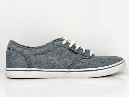 Vans Womens Off The Wall 500714 Gray Casual Shoes Sneakers Size 11 Fashion