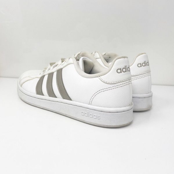 Adidas Womens Grand Court F36485 White Casual Shoes Sneakers Size 8.5 Online now