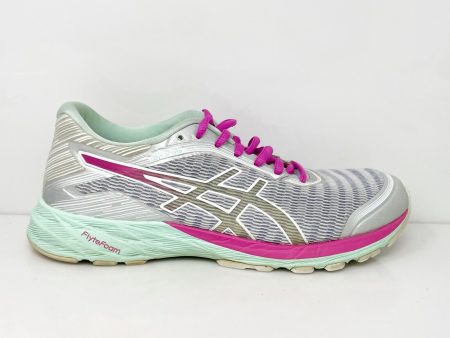 Asics Womens Dynaflyte T6F8Y Gray Running Shoes Sneakers Size 8 For Sale