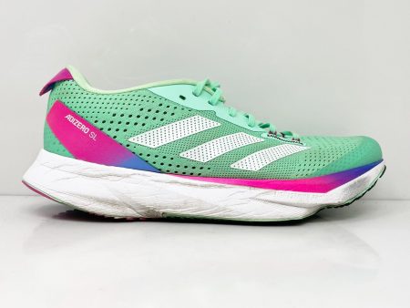 Adidas Womens Adizero SL GV9090 Green Running Shoes Sneakers Size 7 For Cheap