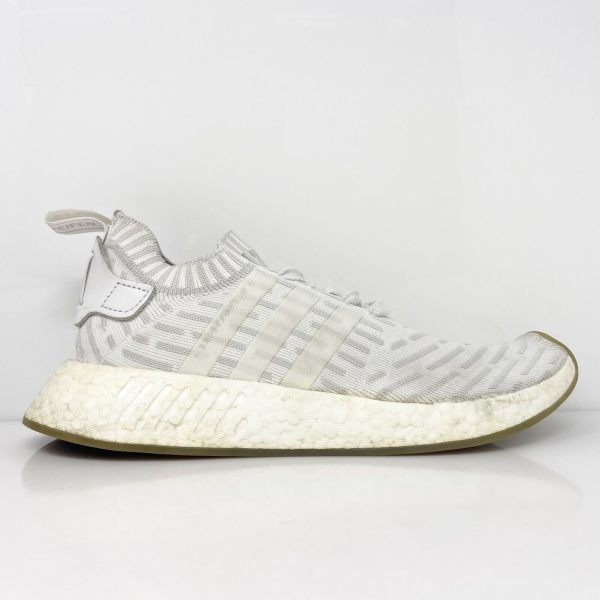 Adidas Womens NMD R2 Primeknit BY9954 White Running Shoes Sneakers Size 8.5 Online Hot Sale