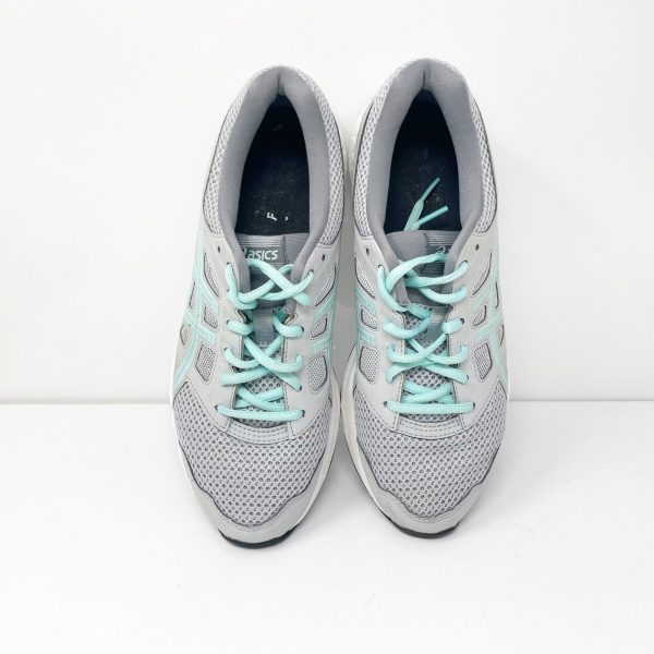 Asics Womens Gel Contend 5 1012A231 Gray Running Shoes Sneakers Size 9 W on Sale