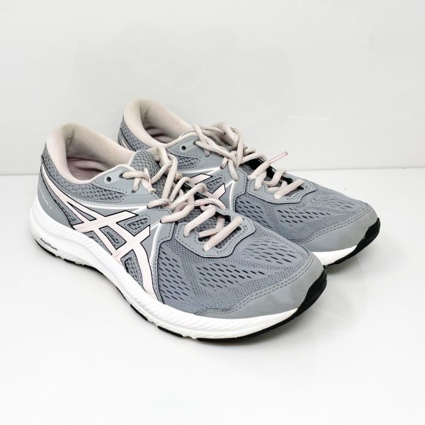 Asics Womens Gel Contend 7 1012A911 Gray Running Shoes Sneakers Size 8.5 on Sale