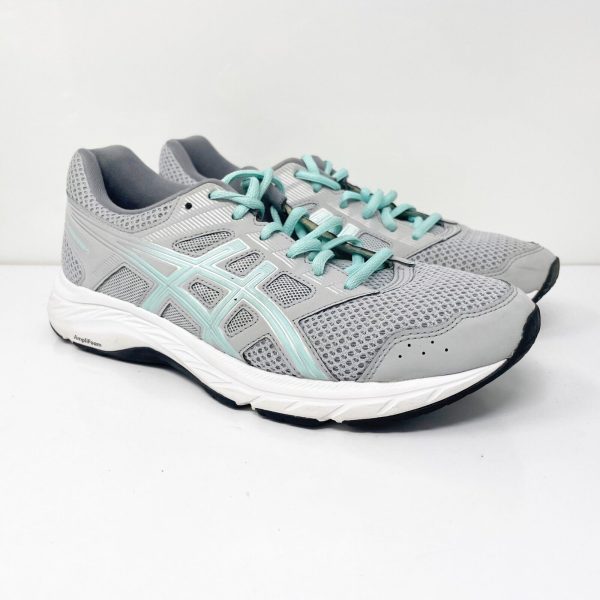 Asics Womens Gel Contend 5 1012A231 Gray Running Shoes Sneakers Size 9 W on Sale