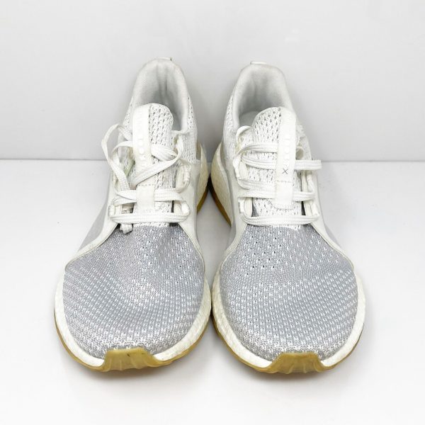 Adidas Womens PureBoost X Clima BB6089 Gray Running Shoes Sneakers Size 10.5 For Sale