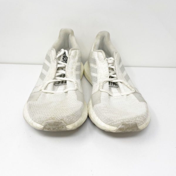 Adidas Womens Senseboost Go G26945 White Running Shoes Sneakers Size 8 Online Sale