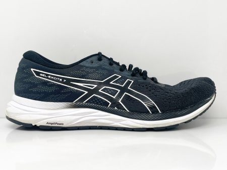 Asics Womens Gel Excite 7 1012A562 Black Running Shoes Sneakers Size 11 Hot on Sale