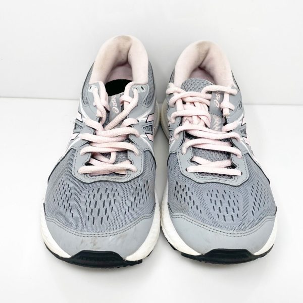 Asics Womens Gel Contend 7 1012A911 Gray Running Shoes Sneakers Size 8 For Discount