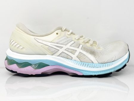 Asics Womens Gel Kayano 27 1012A649 White Running Shoes Sneakers Size 7.5 Discount