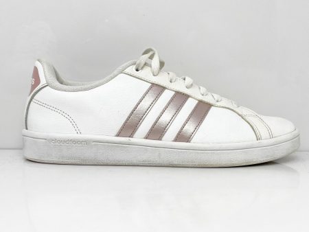 Adidas Womens Cloudfoam Advantage DA9524 White Casual Shoes Sneakers Size 10 Online Hot Sale