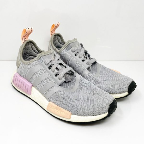 Adidas Womens NMD R1 B37647 Gray Running Shoes Sneakers Size 6.5 Online Hot Sale