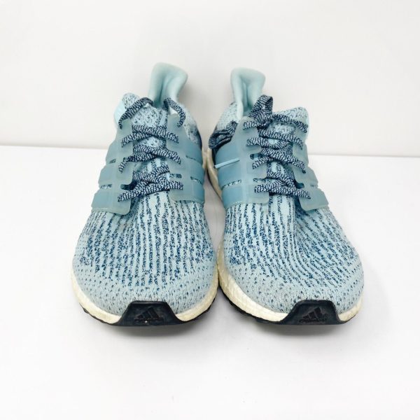 Adidas Womens Ultra Boost 3.0 S82055 Blue Running Shoes Sneakers Size 9 For Discount