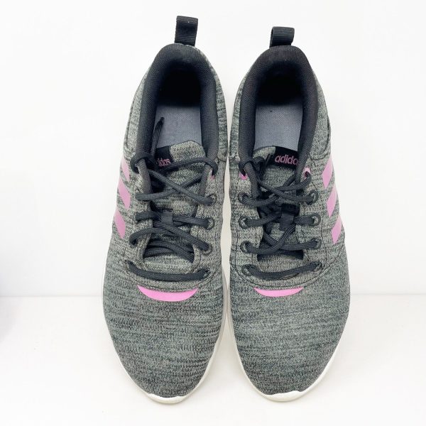 Adidas Womens QT Racer 2.0 FX4822 Gray Running Shoes Sneakers Size 7.5 Sale