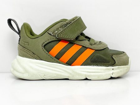 Adidas Boys Ozelle GW1556 Green Running Shoes Sneakers Size 5.5K Supply