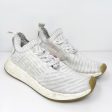 Adidas Womens NMD R2 Primeknit BY9954 White Running Shoes Sneakers Size 8.5 Online Hot Sale