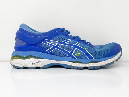 Asics Womens Gel Kayano 24 T799N Blue Running Shoes Sneakers Size 9 on Sale