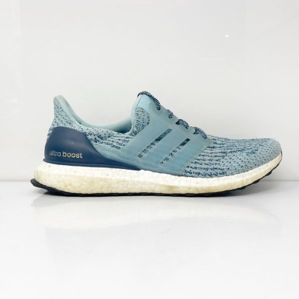 Adidas Womens Ultra Boost 3.0 S82055 Blue Running Shoes Sneakers Size 9 For Discount