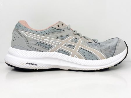 Asics Womens Gel Contend 8 1012B320 Gray Running Shoes Sneakers Size 8 Online now