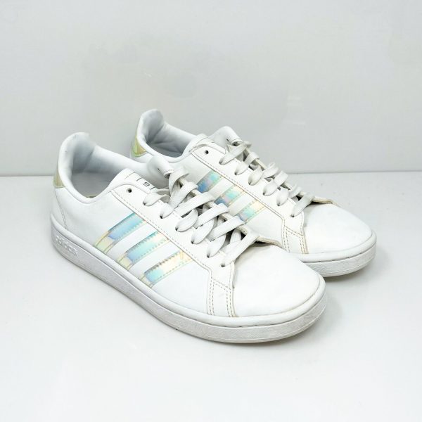 Adidas Womens Grand Court EE9689 White Casual Shoes Sneakers Size 6.5 Online Hot Sale