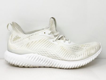 Adidas Mens Alphabounce Reflective HPC AMS DA9560 White Running Shoes Sneakers 9 Hot on Sale