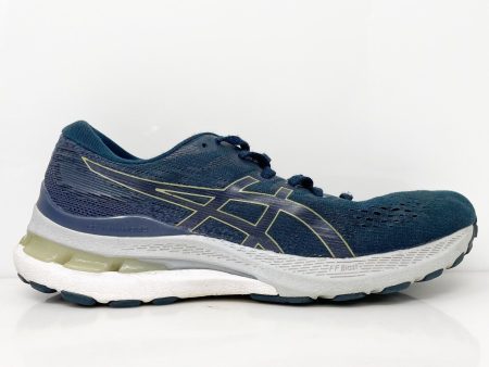 Asics Womens Gel Kayano 28 1012B047 Blue Running Shoes Sneakers Size 8.5 For Discount