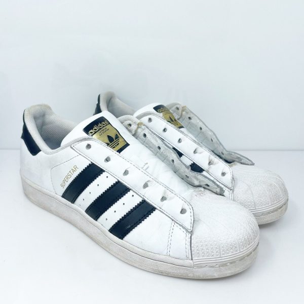 Adidas Womens Superstar C77153 White Casual Shoes Sneakers Size 8 For Discount