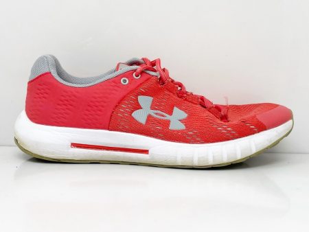 Under Armour Womens Micro G Pursuit BP 3021969 Orange Running Shoes Sneakers 8 on Sale