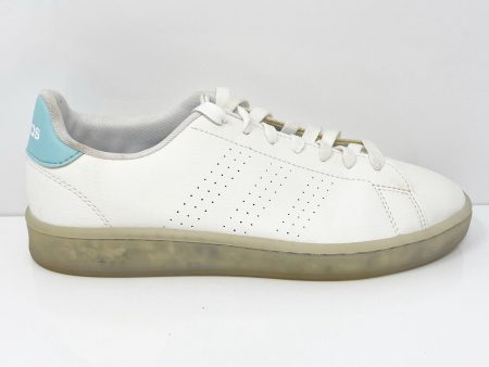 Adidas Womens Advantage FY9682 White Casual Shoes Sneakers Size 7 For Discount