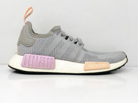 Adidas Womens NMD R1 B37647 Gray Running Shoes Sneakers Size 6.5 Online Hot Sale