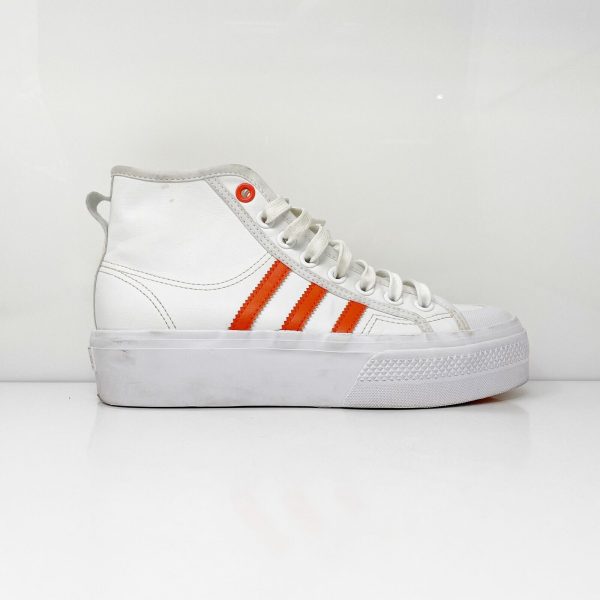 Adidas Womens Nizza Platform Mid GY1897 White Basketball Shoes Sneakers Size 7.5 For Cheap