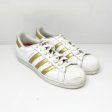 Adidas Womens Superstar B39398 White Casual Shoes Sneakers Size 8.5 Online now