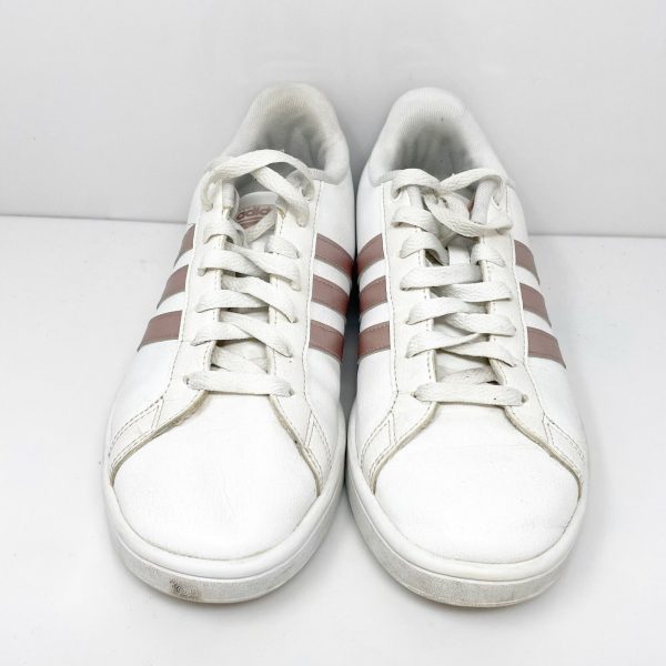 Adidas Womens Cloudfoam Advantage DA9524 White Casual Shoes Sneakers Size 10 Online Hot Sale