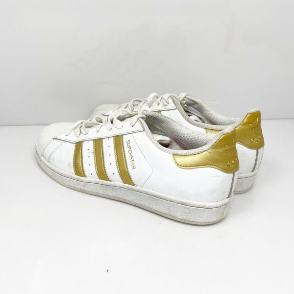 Adidas Womens Superstar B39398 White Casual Shoes Sneakers Size 8.5 Online now