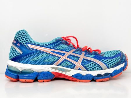 Asics Womens Gel Cumulus 15 T3C5N Blue Running Shoes Sneakers Size 10 Online now