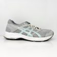 Asics Womens Gel Contend 5 1012A231 Gray Running Shoes Sneakers Size 8.5 W Fashion