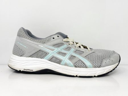 Asics Womens Gel Contend 5 1012A231 Gray Running Shoes Sneakers Size 8.5 W Fashion