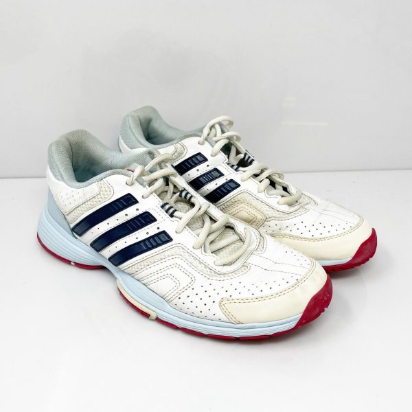 Adidas Womens Barricade Court 2 AQ2389 White Casual Shoes Sneakers Size 8 on Sale