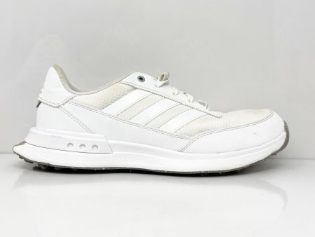 Adidas Womens S2G Spikeless 24 IF0316 White Running Shoes Sneakers Size 7 Hot on Sale