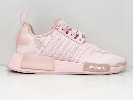 Adidas Womens NMD R1 HQ8862 Pink Running Shoes Sneakers Size 8.5 For Discount